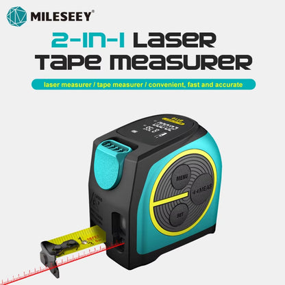 Digital Laser Rangefinder and Laser Tape Measure 2 in 1 with LCD Display Digital Laser Tape M